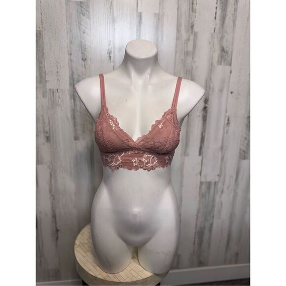 Pink laced bralette - Picture 1 of 7